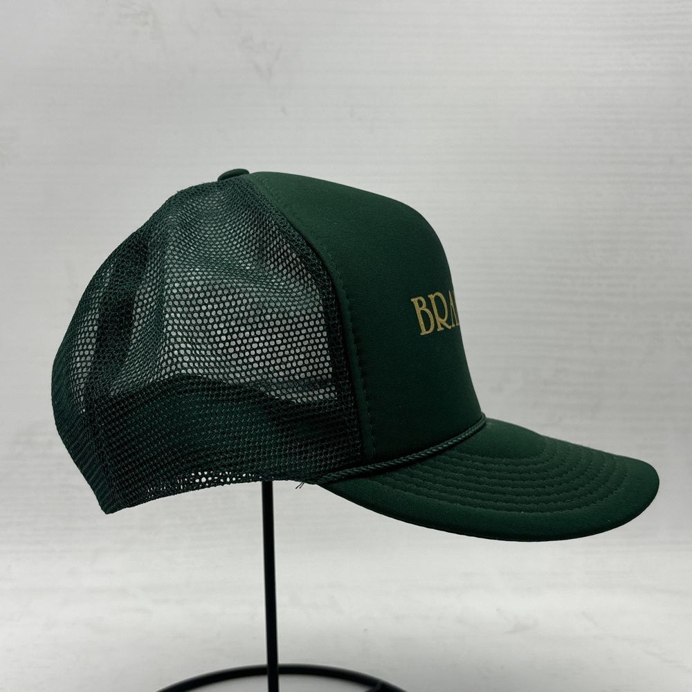Vintage Green Trucker Hat Tourist Snap Back Mesh Rope Branson Missouri Eagle - Picture 2 of 12